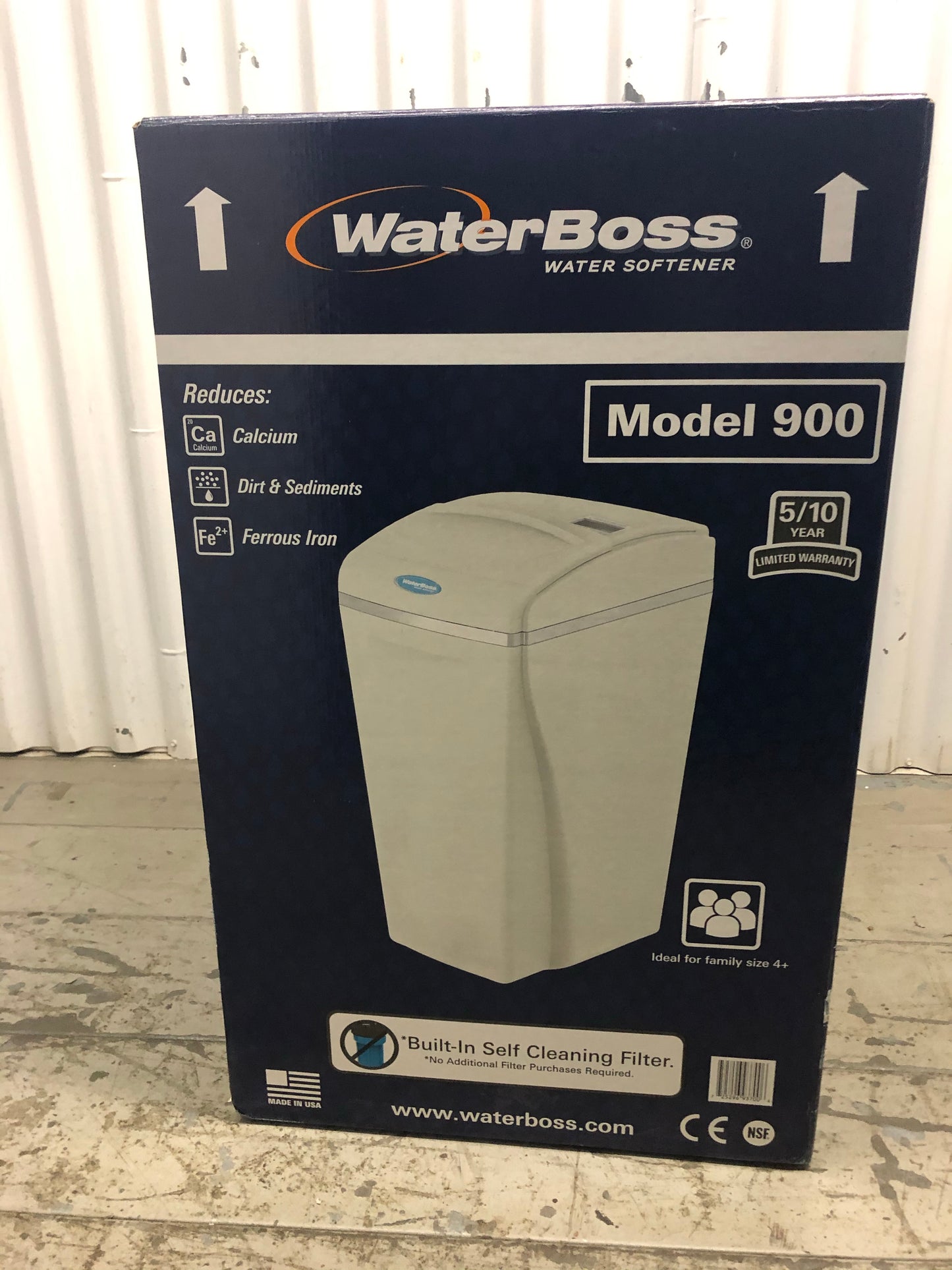 Waterboss 36,400-Grain Water Softener System.