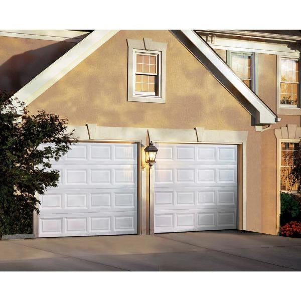 Clopay Classic Collection 8 ft. x 6 ft. 6.3 R-Value Insulated White Garage Door.