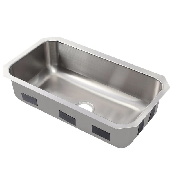 KOHLER Ballad Undermount Stainless Steel 32 in. Single Bowl Kitchen Sink