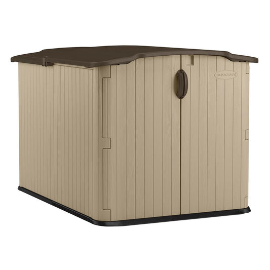 Suncast Glidetop 6 ft. 8 in. x 4 ft. 10 in. Resin Storage Shed.