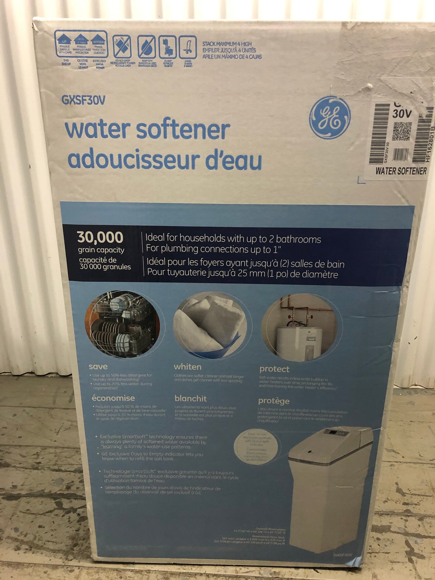 GE  30000 Grain Water Softener Water Softener System.