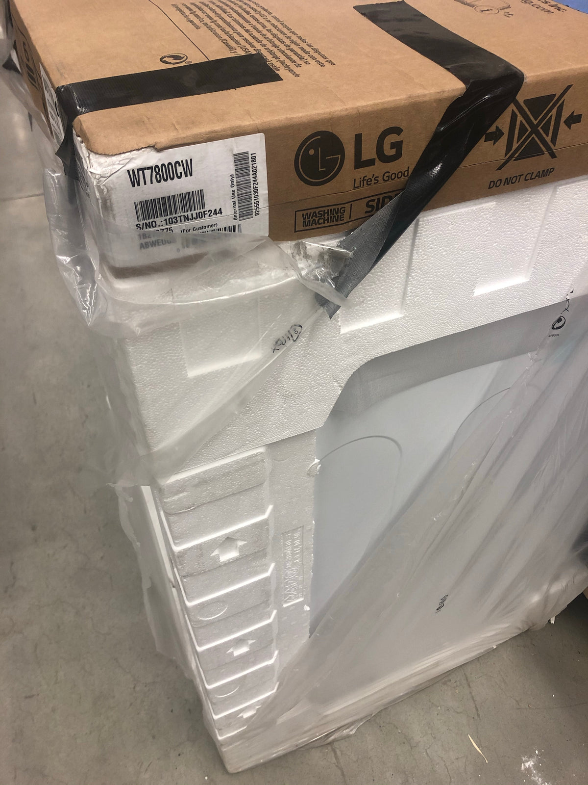 LG 5.5 cu. ft. High Efficiency Mega Capacity Smart Top Load Washer with TurboWash3D and Wi-Fi Enabled in White, ENERGY STAR