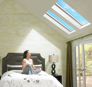 Velux 30-1/16 in. x 45-3/4 in. fixed deck-mount skylight with laminated low-e3 glass